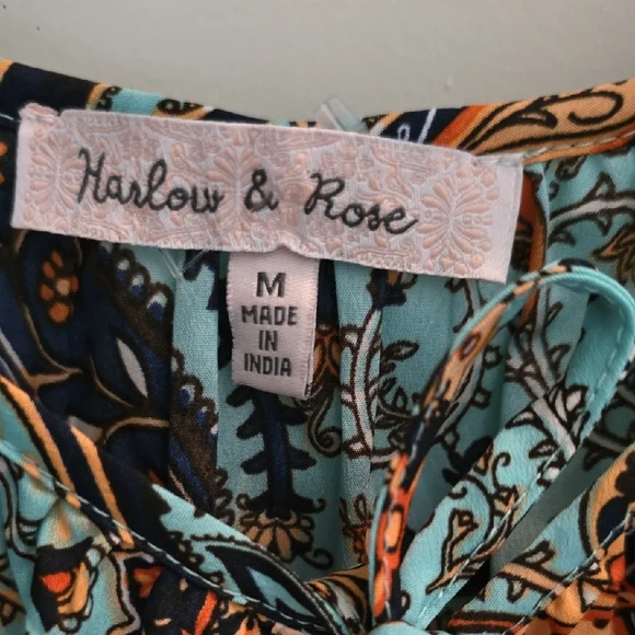 Paisley Print Women's Dress - Picture 2 of 7